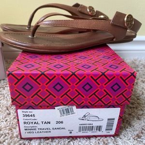 Tory Burch Minnie Leather Sandal